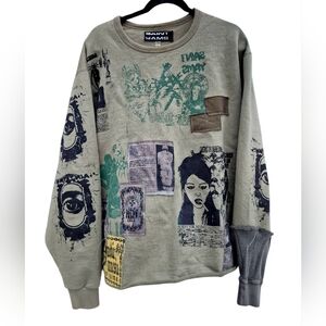 Graphic Crewneck Sweater